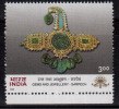 India MNH 2000,  Indepex-Asiana, Gems And Jewellery Series, Turban Ornament, Sarpech, Mineral, Gold & Gems - Neufs