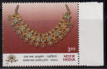 India MNH 2000,  Indepex-Asiana, Gems And Jewellery Series, Gold Necklace From Taxila 1as A.D. Archeology, Mineral - Nuevos