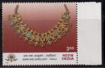 India MNH 2000,  Indepex-Asiana, Gems And Jewellery Series, Gold Necklace From Taxila 1as A.D. Archeology, Mineral - Unused Stamps