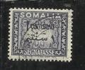 SOMALIA AFIS 1950 SEGNATASSE POSTAGE DUE TASSE TAXE CENT. 1c USATO USED OBLITERE' - Somalia (AFIS)