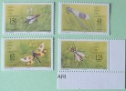 Cyprus (Turk Administration) 1998 Insects Wasps Dragonfly - Mint Full Set - Ongebruikt