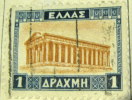 Greece 1927 Temple Of Theseus 1d - Used - Usati