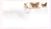 FDC Common Buckeye Butterfly - Plus Additiona Stamp - 2001-2010