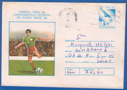 Rumänien; Brief Fussball; Football; Mexiko 86; 1987 Oradea - 1986 – Messico