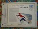Feuillet CEF Andorre N° 53 J.O Lake Placid 1980 Ski De Fond - Invierno 1980: Lake Placid