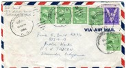 United States- (Maritime Postal History) Air Mail Cover- Posted From Washington [10.11.1945] To "USN TADCEN"/ California - 2c. 1941-1960 Covers