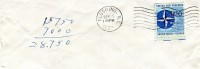 United States- Cover Posted From Flushing-New York [canc.3.9.1959] To Dansville/ NY-USA (used As Note Paper) - Marcophilie