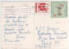 Timbres Yvert N° 1281 + Complément ( Jeux Olympiques , Fruits)  / Carte Du 14/5/70 Pour La France - Covers & Documents