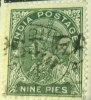 India 1932 King George V 9p - Used - 1911-35  George V