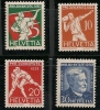 SWITZERLAND - 1932  PRO JUVENTUDE   - SPORTS - Yvert # 263/6 - MINT NH - Nuevos