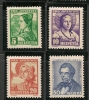 SWITZERLAND - 1935  PRO JUVENTUDE   - Yvert # 282/285 - MINT LH - Ungebraucht