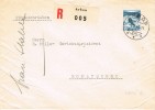 Carta Certificada ARBON (Suiza) 1949 - Lettres & Documents