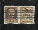 ZARA OCCUPAZIONE TEDESCA 1943 FRANCOBOLLI DI PROPAGANDA C. 30 III TIPO MNH FIRMATO - Deutsche Bes.: Zara