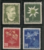 SWITZERLAND - 1944  PRO JUVENTUDE - FLOWERS  - Yvert # 399/402 - MINT LH - Unused Stamps