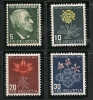 SWITZERLAND - 1947  PRO JUVENTUDE - FLOWERS  - Yvert # 445/8 - MINT LH - Nuevos