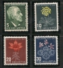 SWITZERLAND - 1947  PRO JUVENTUDE - FLOWERS  - Yvert # 445/8 - MINT LH - Ungebraucht