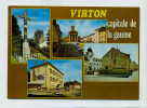 (I510) - Virton - Capitale De La Gaume - Le Totem - La Place Communale Et L'Eglise - Le Musee Gaumais - Virton