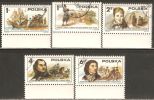 Poland 1975 Mi# 2400-2404 Used - American Revolution, Bicentenary - Onafhankelijkheid USA