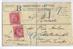 ENG84 - INDIA , Intero Postale REGISTERED  Per Costantinople . - 1902-11 King Edward VII