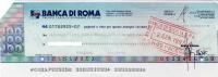 BANCA DI ROMA /  Assegno Circolare _  Fino A 100.000.000 Di Lire - Other & Unclassified