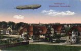 Rustringen II Villenkolonie Rosenstr Zeppelin Used Postcard - Wilhelmshaven