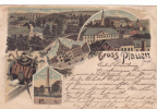 PLAUEN LITHO 1899 USED, GERMANY - Plauen