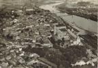 CPSM LA REOLE (Gironde) - Vue Aérienne : Panorama Sur La Ville Et La Garonne - La Réole