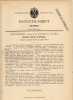 Original Patentschrift - O. Schubert In Cottbus , 1884 , Elektrische Pendeluhr Mit Stiftengang !!! - Altri & Non Classificati