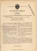 Original Patentschrift - O. Schubert In Cottbus , 1884 , Elektrische Pendeluhr Mit Stiftengang !!! - Autres & Non Classés