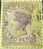 Victoria 1884 Queen Victoria Stamp Duty 2d - Used - Used Stamps