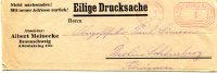 Germany- Wrapper (Eilige Drucksache) -posted From Braunschweig [canc.30.1.1926] To Berlin Schoneberg (w/ Meter Pmrk) - Máquinas Franqueo (EMA)