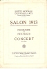 Programme/société Nationale Des Beaux Arts/ Sponsoring Grands Magasins Du Printemps/Salon 1913   PROG17 - Programmes