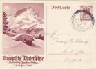 GERMANY THIRD REICH1936 POSTCARD MiNr 258 SENT FROM GA-PA TO FRIEBURG - Briefkaarten