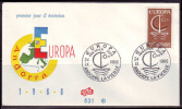 ANDORA  FR. -  EUROPE  CEPT - FDC - 1966 - Lettres & Documents
