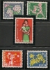 SWITZERLAND - 1962  PRO JUVENTUDE - FLOWERS -  Yvert # 700/4 - MINT LH - Neufs