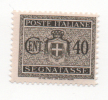 Fra269 Segnatasse, Stemma, N.78, 1945, 40 Cent Grigio Bruno, Senza Filigrana - Portomarken