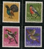 SWITZERLAND - 1968  PRO JUVENTUDE - FAUNA - BIRDS   Yvert # 824/7 - MINT NH - Unused Stamps