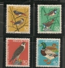 SWITZERLAND - 1971  PRO JUVENTUDE - FAUNA - BIRDS   Yvert # 891/4 - MINT NH - Nuevos