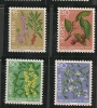 SWITZERLAND - 1974  PRO JUVENTUDE - FLOWERS   Yvert # 972/5 - MINT NH - Unused Stamps