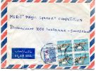 Sudan- Air Mail Cover- Posted [15.12.1981] To Lausanne-Switzerland For A Magazine's Competition (torn Cover) - Soedan (1954-...)