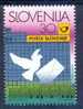 SI 1997-214 POST IN LJUBLJANA, SLOVENIA, 1v, MNH - Duiven En Duifachtigen