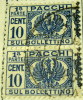 Italy 1927 Parcel Postage 10c Pair - Used - Pacchi Postali