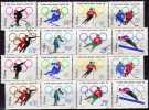 Sport Winter-Olympiade 1964 Innsbruck Polen 1457/4 ** Plus O 8€ Slalom Skisprung Rodeln Eishockey Olympic Set Of Polska - Inverno1964: Innsbruck