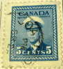 Canada 1942 War Efforts King George VI 5c - Used - Gebraucht