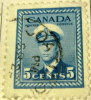 Canada 1942 War Efforts King George VI 5c - Used - Gebruikt