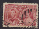 Canada 1937 KGV1 3 Ct Red Coronation Used  SG 356...( 252 ) - Usati