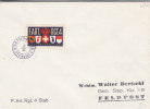 Suisse - Poste Militaire - Lettre De 1939 - Poste De Campagne - F.ART.RGT.4 - Armoiries - Documenti