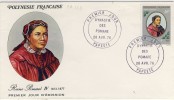 FDC  POLYNÉSIE  TAHITI  1976 # DYNASTIE DES ROIS POMARE # REINE POMARE IV # PROTECTORAT FRANÇAIS # - FDC