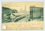 ANSICHTSKARTE * BERLIN KREUZBERG HOCHBAHN, SKALITZER ECKE WIENER STRASSE GELAUFEN 10 10 1900 Nach HAARLEM HOLLAND (11) - Kreuzberg