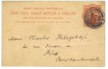 ENG107 - U.K. , Vittoria Intero  Per Costantinople (Turkey) Da Cheltenham 1 Ap 1899 - Lettres & Documents